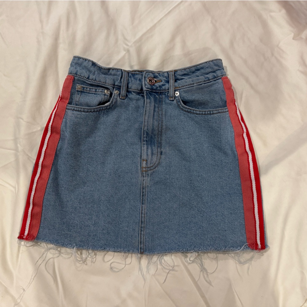 Denim Mini Skirt